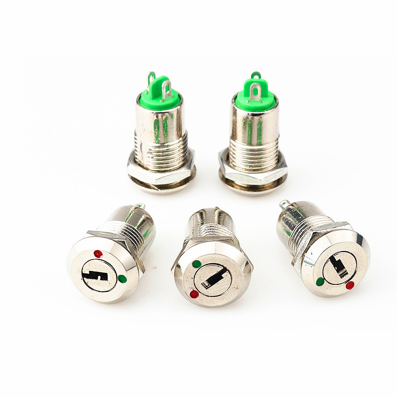 12mm Metal Pushbutton Switch With Key