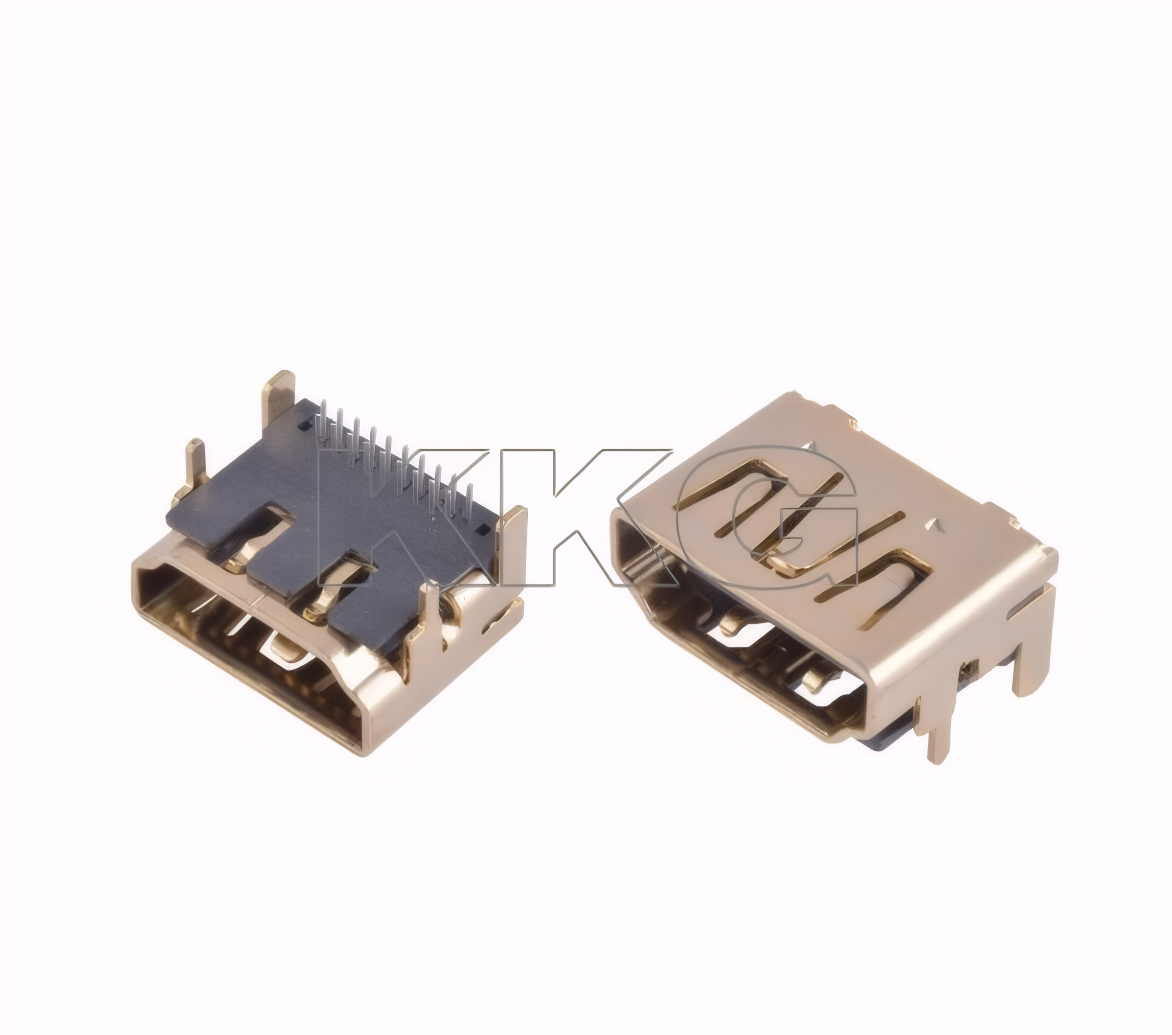 Wave Soldering 19Pins HDMI Connector