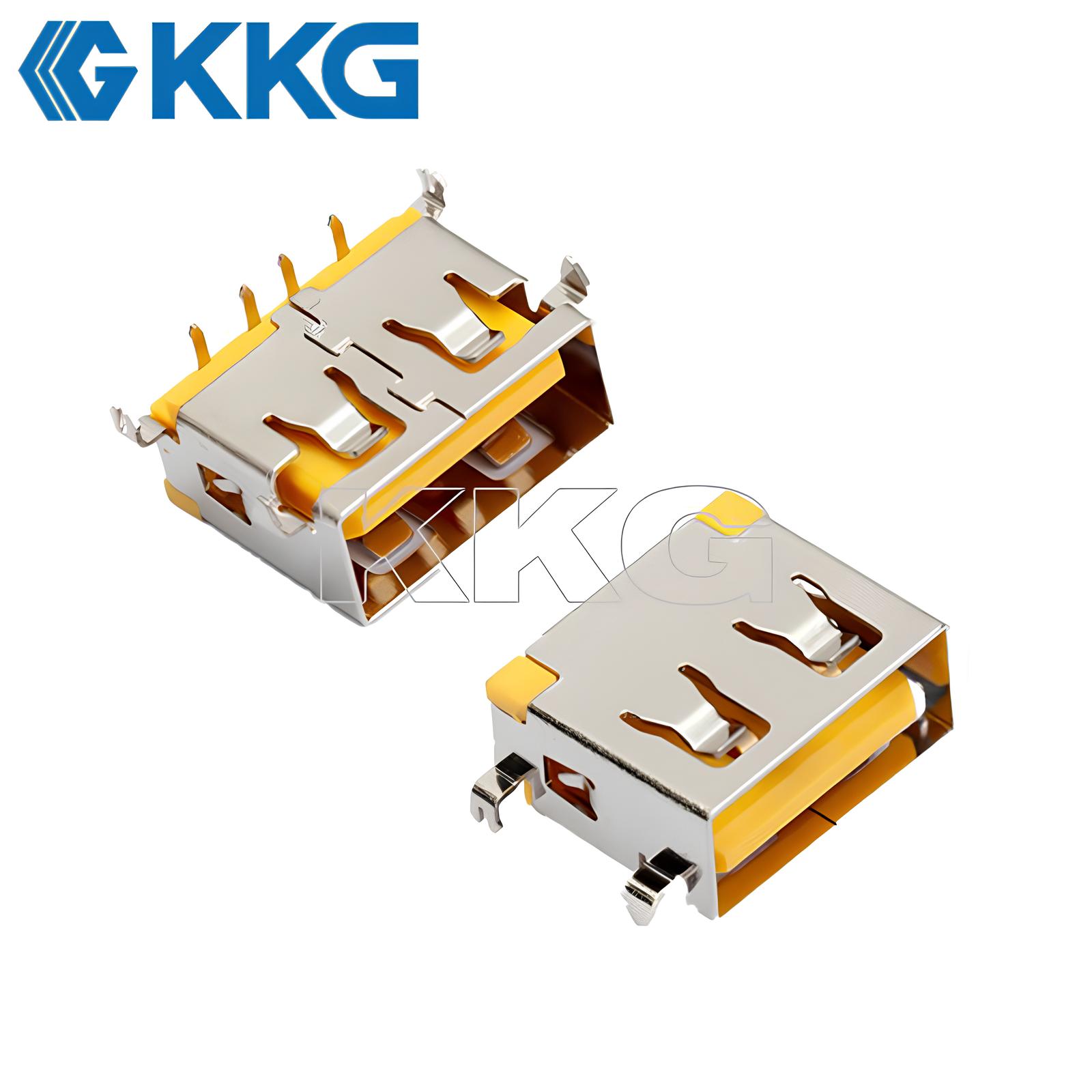 Recessed SMD USB Connector