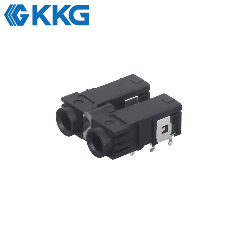Dual 6.35mm DIP Stereo Audio Jack丨PJ-6355