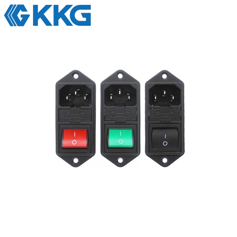 KKG AC-01: Fused IEC Power Inlet with Rocker Switch