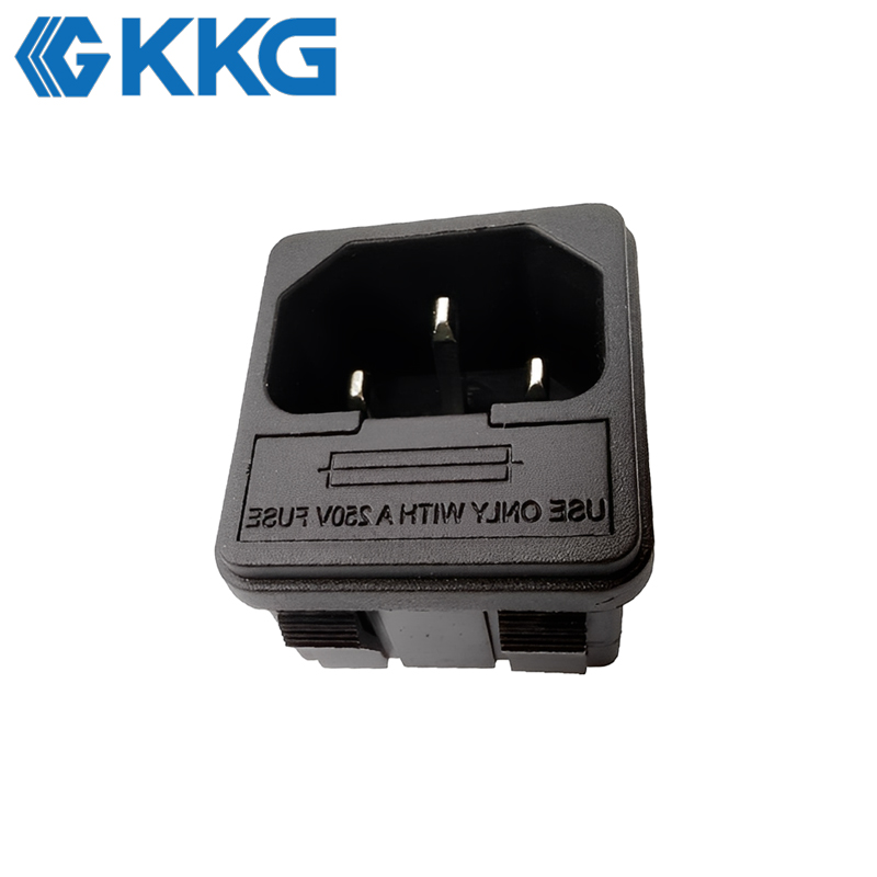 KKG JR-101-1FS: Switched and Fused Snap-in Power outlet