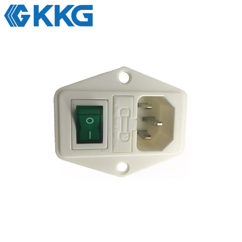 KKG DB-14-F5: All-in-One Power Socket with Fuse and Switch
