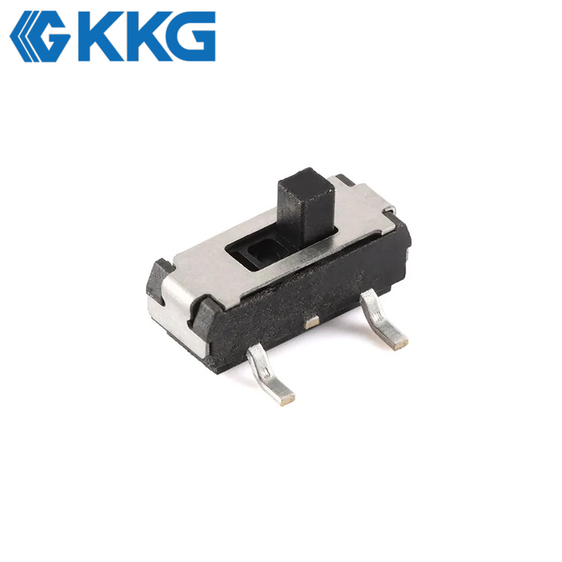 KKG MS-12D17: Right Angle Through-Hole Slide Switch