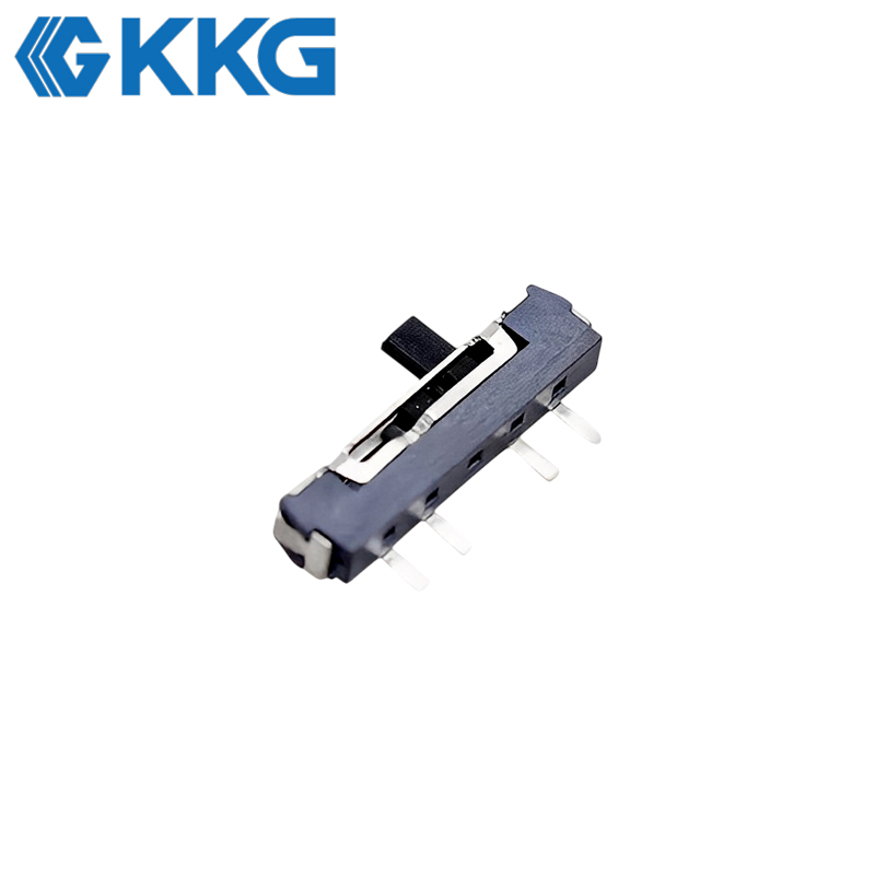 KKG MK-13D70: Miniature 1P3T Through-Hole Slide Switch