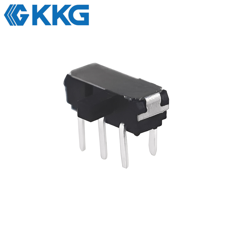 KKG MK-22D10: Right Angle DPDT PCB Mount Slide Switch KKG MK-22D10: Right Angle DPDT PCB Mount Slide Switch
