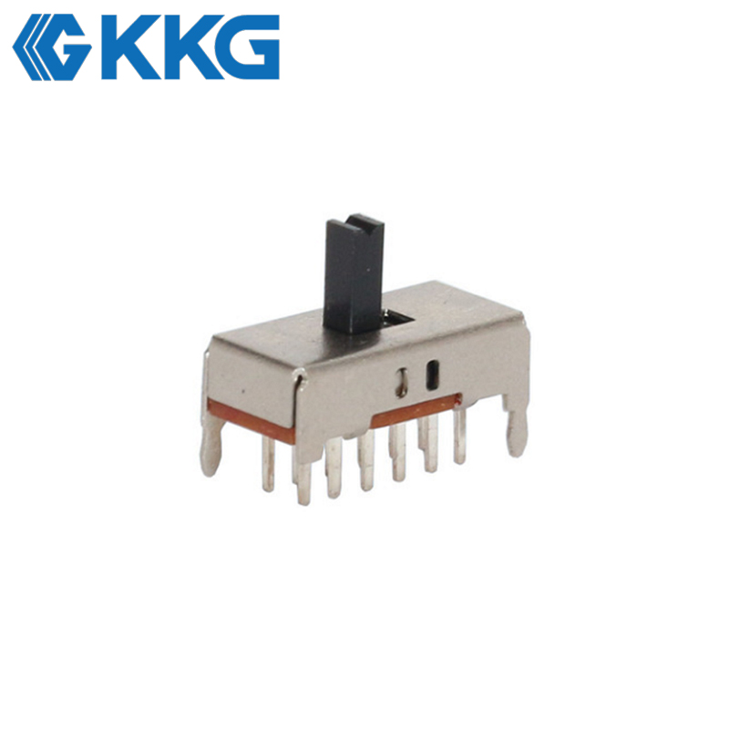 KKG SS42D02: 12-Pin 4PDT Through-Hole Slide Switch