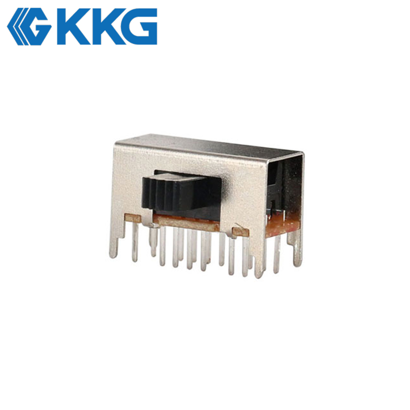 Right Angle 3-Position DP3T Slide Switch