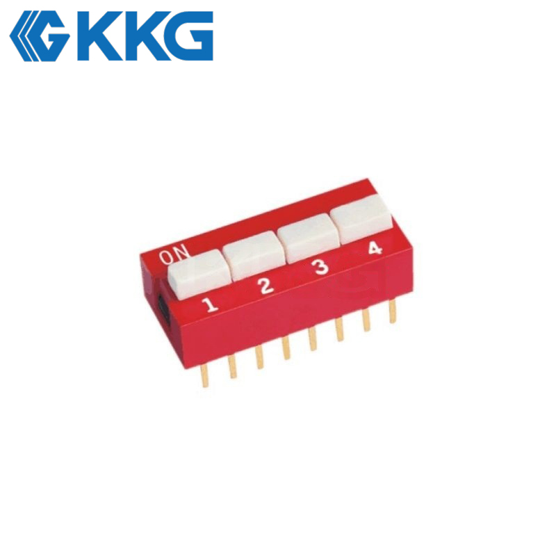 5 Position Top Actuated Slide DIP Switch