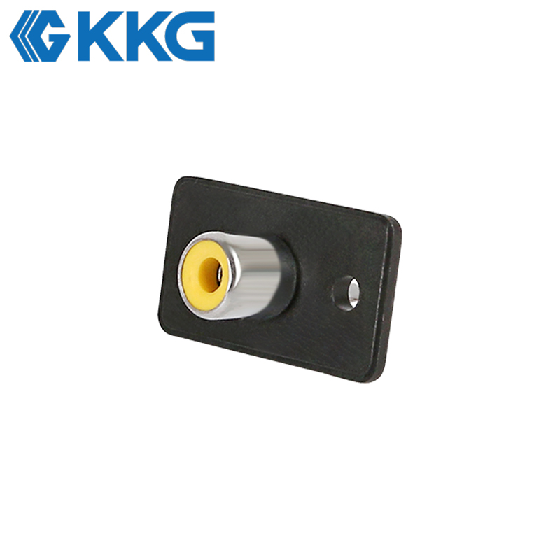 Single Port PCB Mount RCA Audio Jack