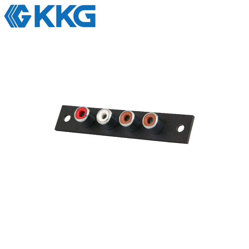 4-Port 2x2 Matrix Audio Video Jack