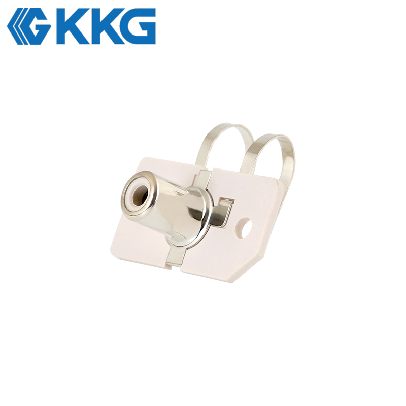 Horizontal Single Channel AV Connector Socket