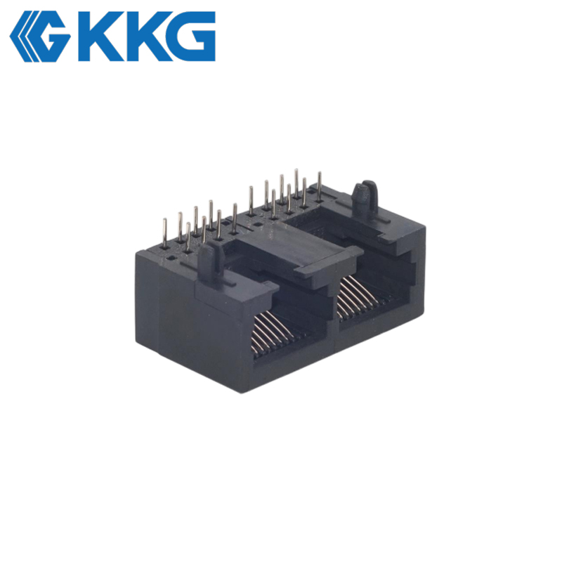 1x2 Right Angle Network Interface Socket