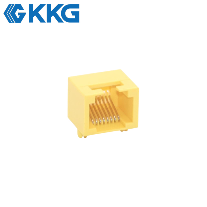 Right Angle PCB Mount Network Interface Socket