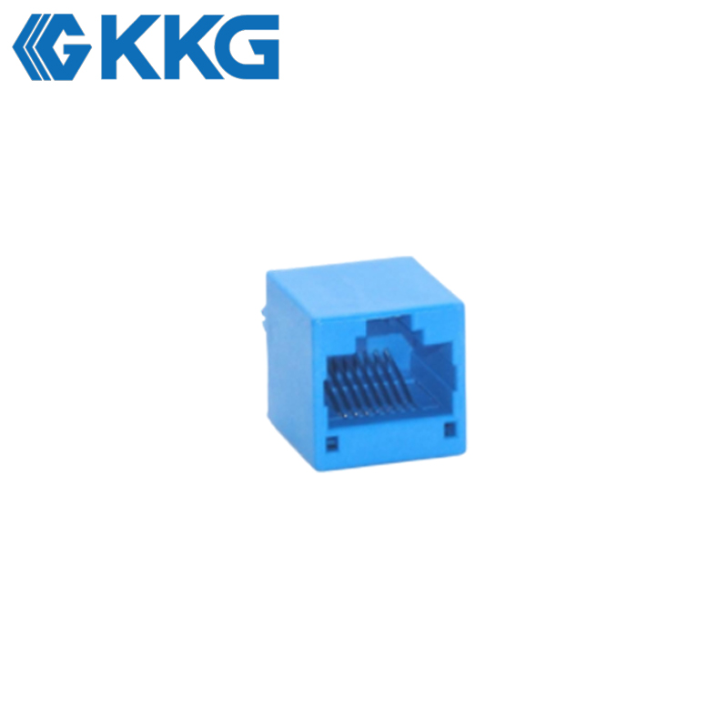 Single Port Right Angle PCB Network Interface Socket