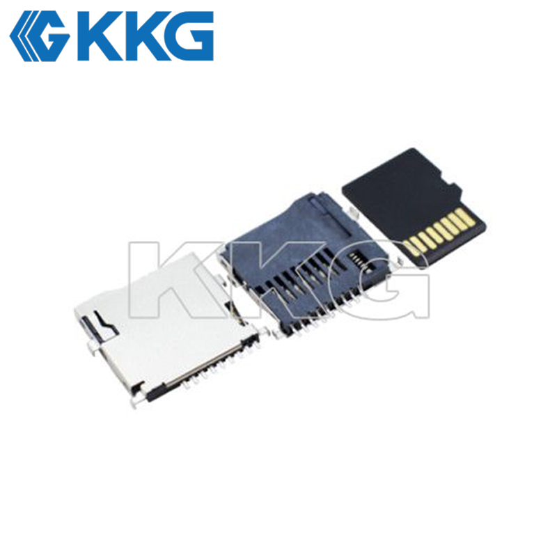 Sinking Push-Push Card Socket with Detect Switch