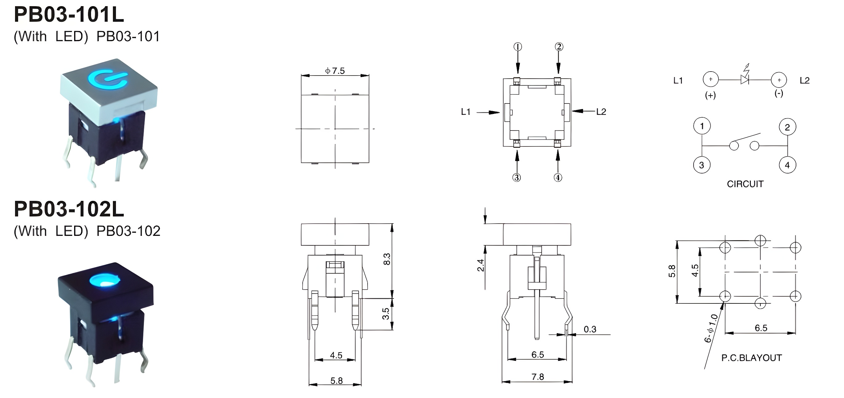 PB03-101L&102L