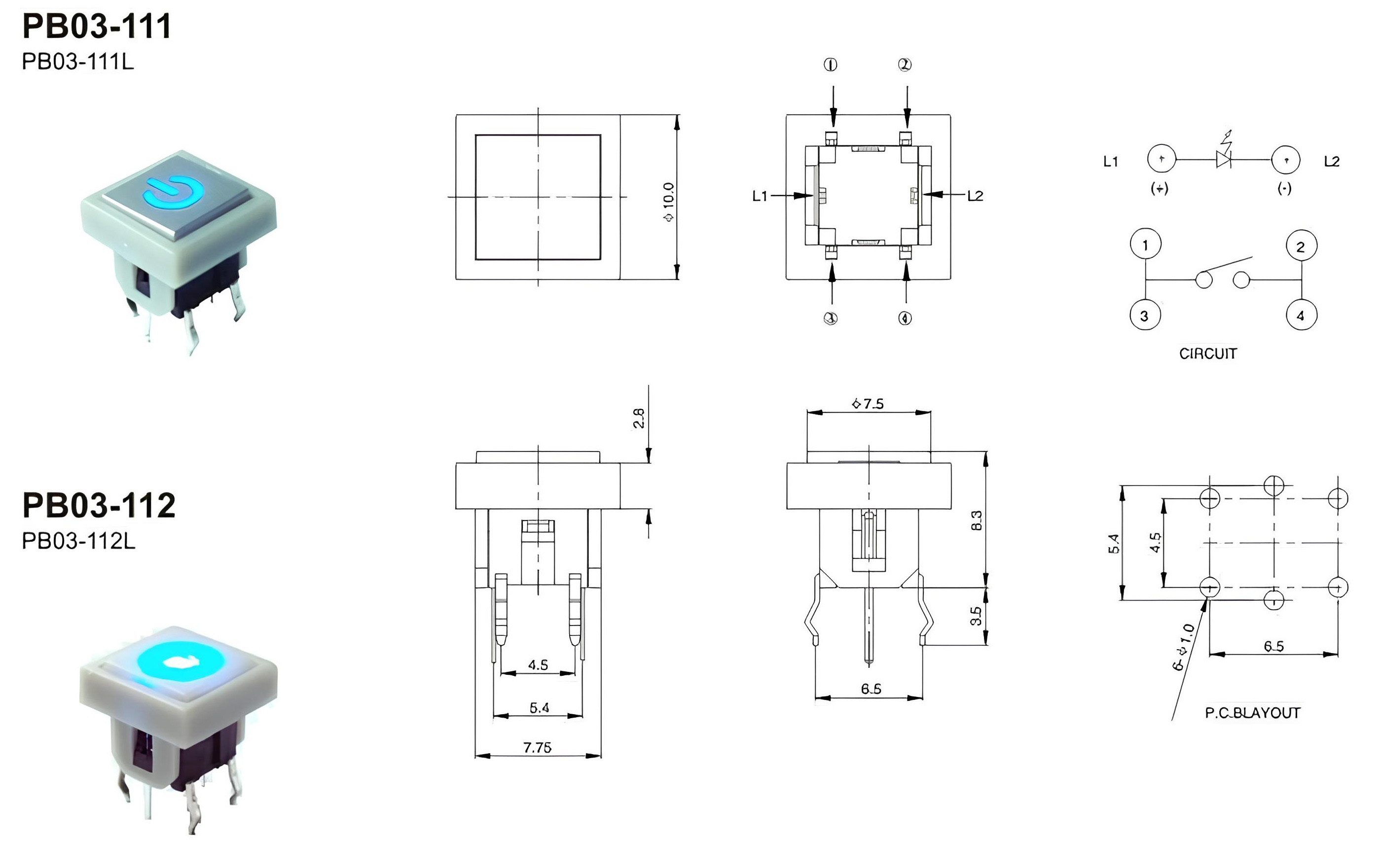 PB03-111&PB03-112